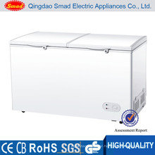 commercial fridge big deep freezer double door chest freezer